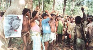  Locals pledge support to Maoists in the jungles of Bastar, Picture. Outlook